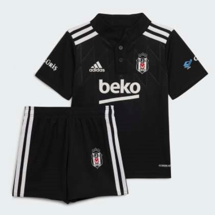 Camiseta Besiktas Segunda equipo Niño 2021-22 Negro